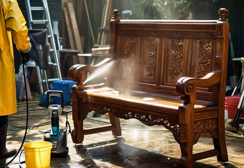 Clean Furniture with Pressure Washer