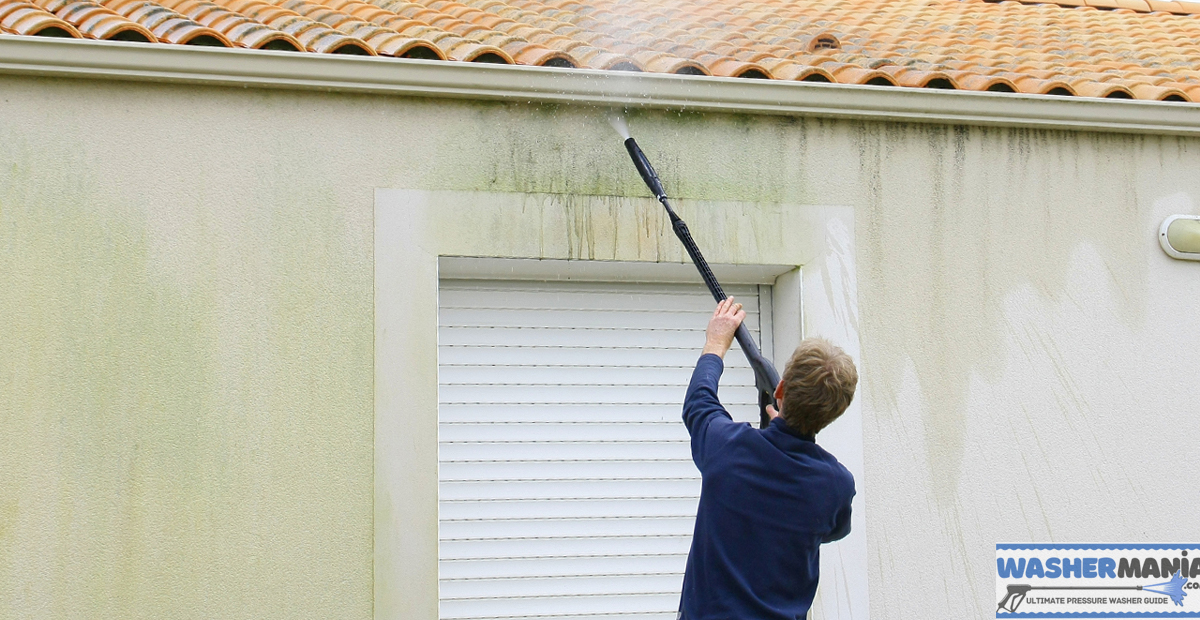 Read more about the article Use of a pressure washer to clean the exterior walls of your house