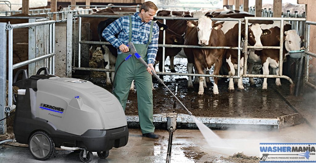 How to Clean Dairy Farm using Pressure Washer