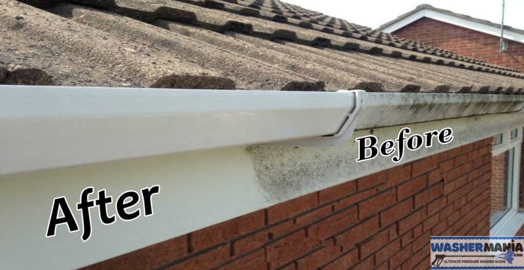 How to Clean Gutters Soffits Fascia using Pressure Washer