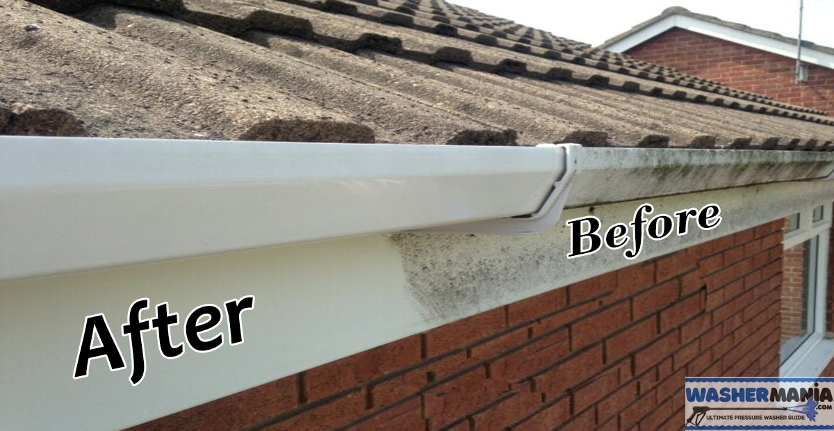 You are currently viewing How to Clean Gutters, Soffits, Fascia using Pressure Washer