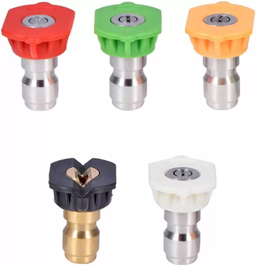 Twinkle Star Pressure Washer Nozzle Tips Multiple Degrees, 1/4 INCH (2.5 GPM)