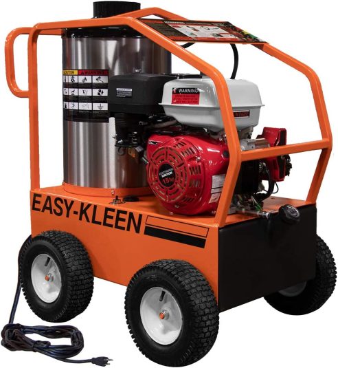 EASY-KLEEN PRESSURE SYSTEMS LTD Commercial 4000 PSI 3.5 GPM Gas Driven Hot Water Pressure Washer Lifan Engine/EK Pump 110/120V Burner