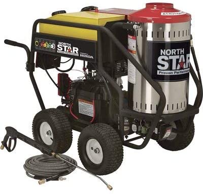 NorthStar Gas Wet Steam and Hot Water Pressure Power Washer - 3000 PSI, 4.0 GPM, Honda Engine
